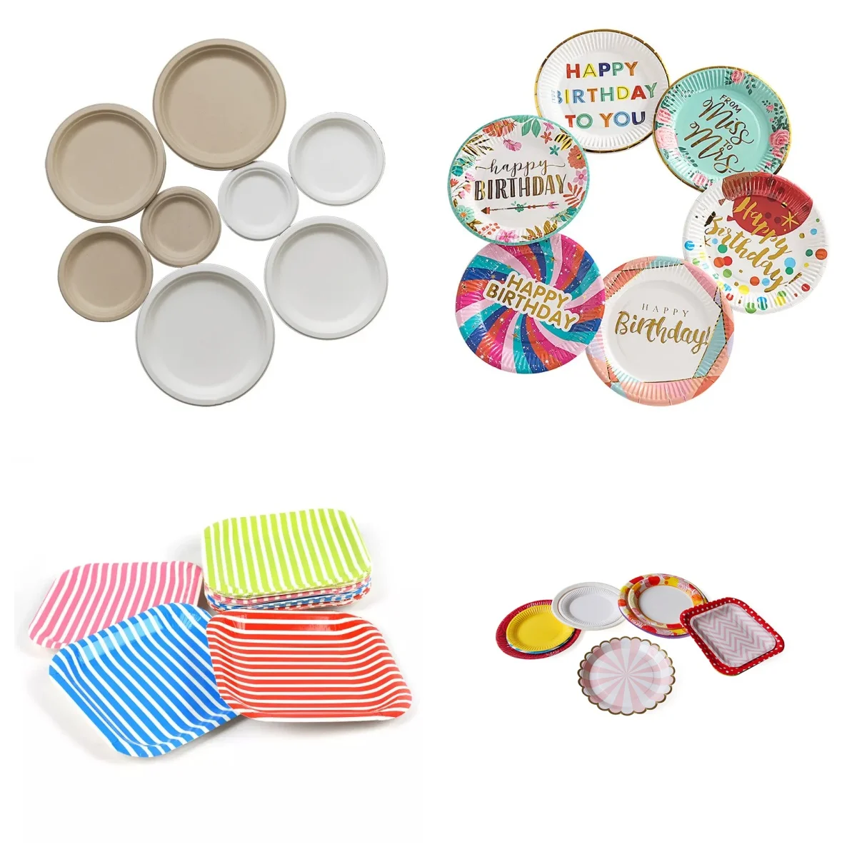 High Speed Irregular Shape One Time Paper Plate Making Machine With Collecting
