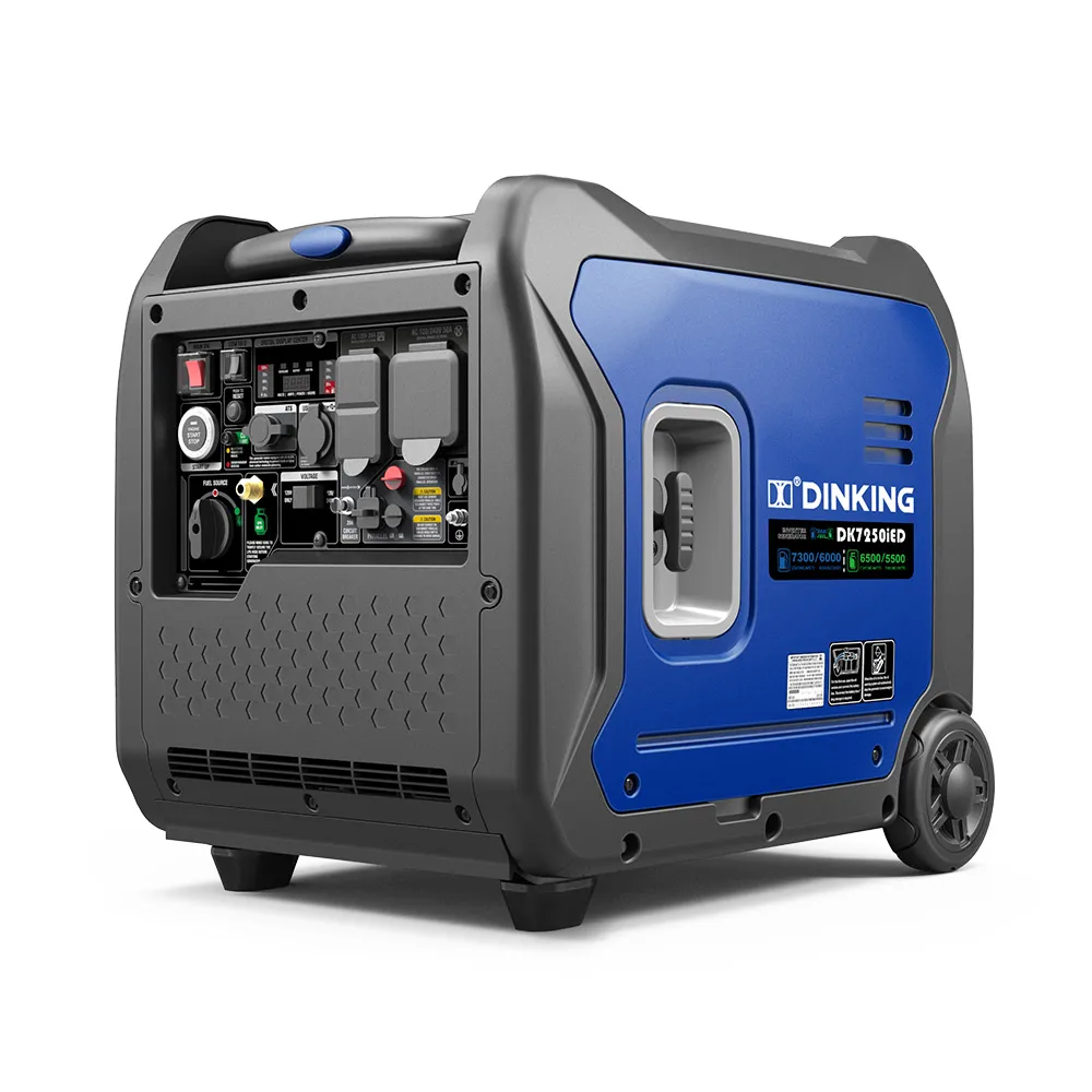 Dinking Portable Petrol Generators 6kw Gas Silent Power Generators ...