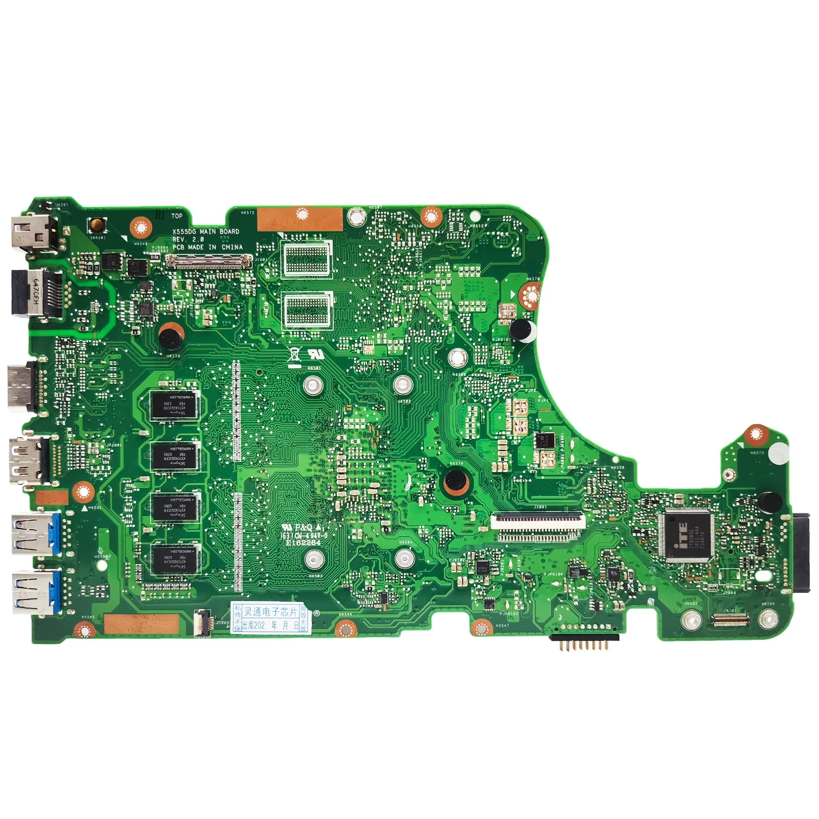 X555DG Notebook X555YA Motherboard for ASUS X555YI X555DA X555Y X555D K555D Laptop Mainboard CPU E1 E2 A4 A6 A8 A10 FX-8800P