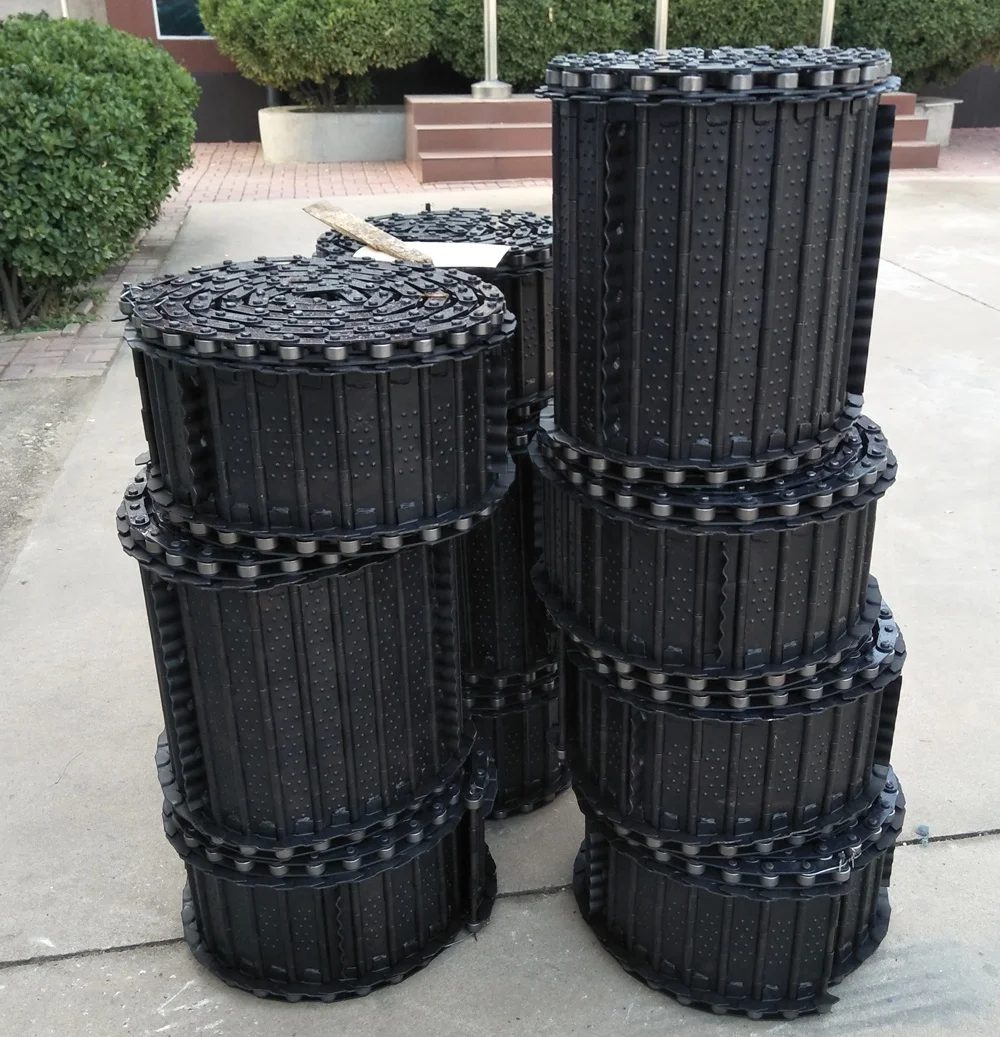 Factory Supply CNC Chip Conveyor Chain Various Pitch Steel Plate Hinged Conveyor Chain