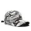 Casquette camouflage-gris vert