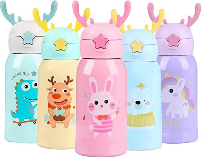 Personalised Unicorn Water Bottle, Unicorn School Bottle, Kids Unicorn Drink  Bottle, Girls School Flask, Kids Children Student Drinks Cup 