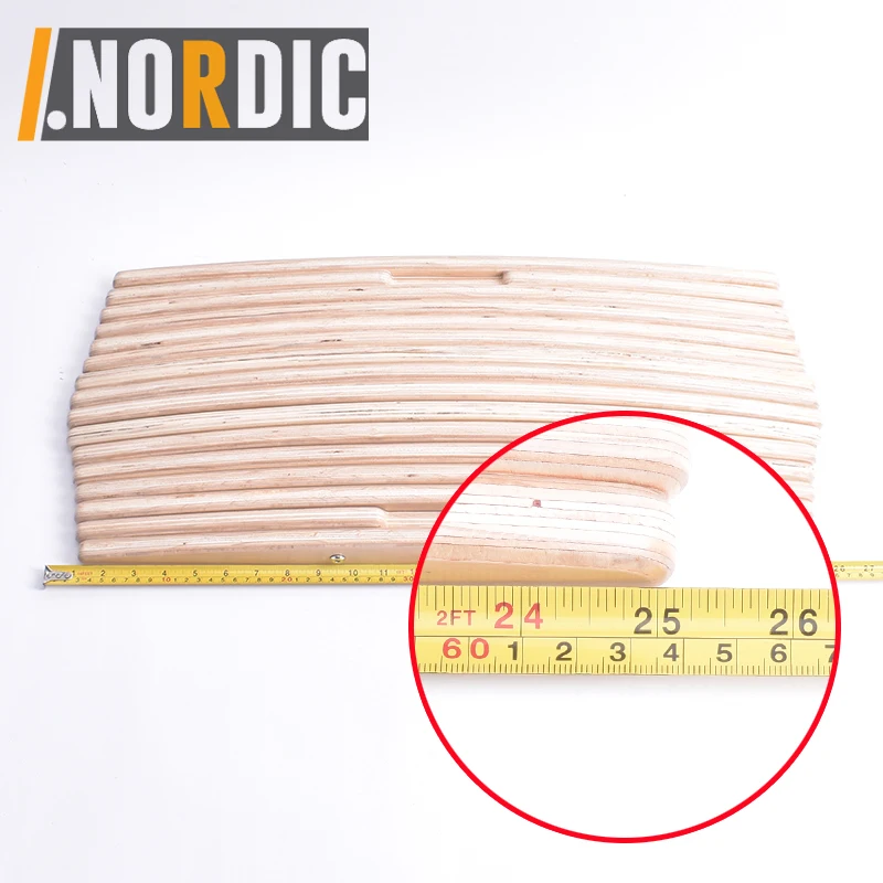Wood Wobble Board Set Stability and Balance Trainer, Movemate Board for Physical Therapy for Figure Skating Training