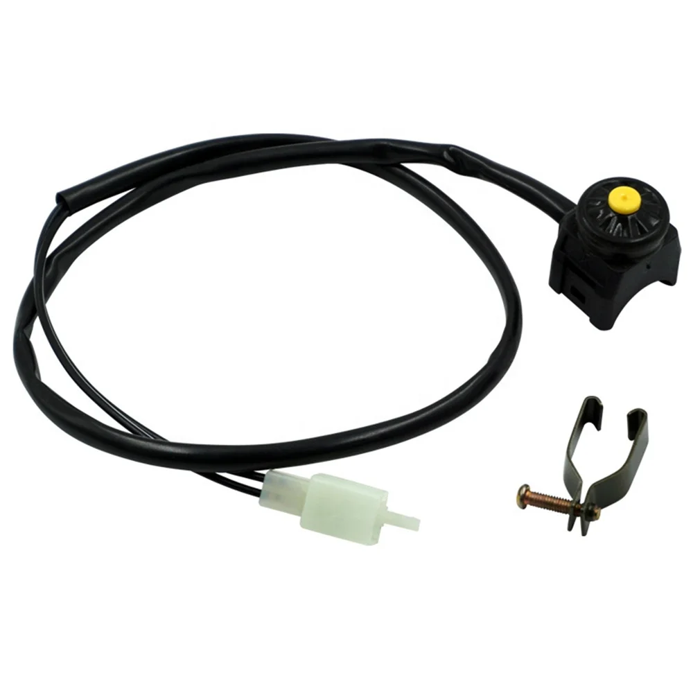 Universal ATV Motorcycle Engine Start Ignition Kill Off Stop Switch Button for Dirt Bike