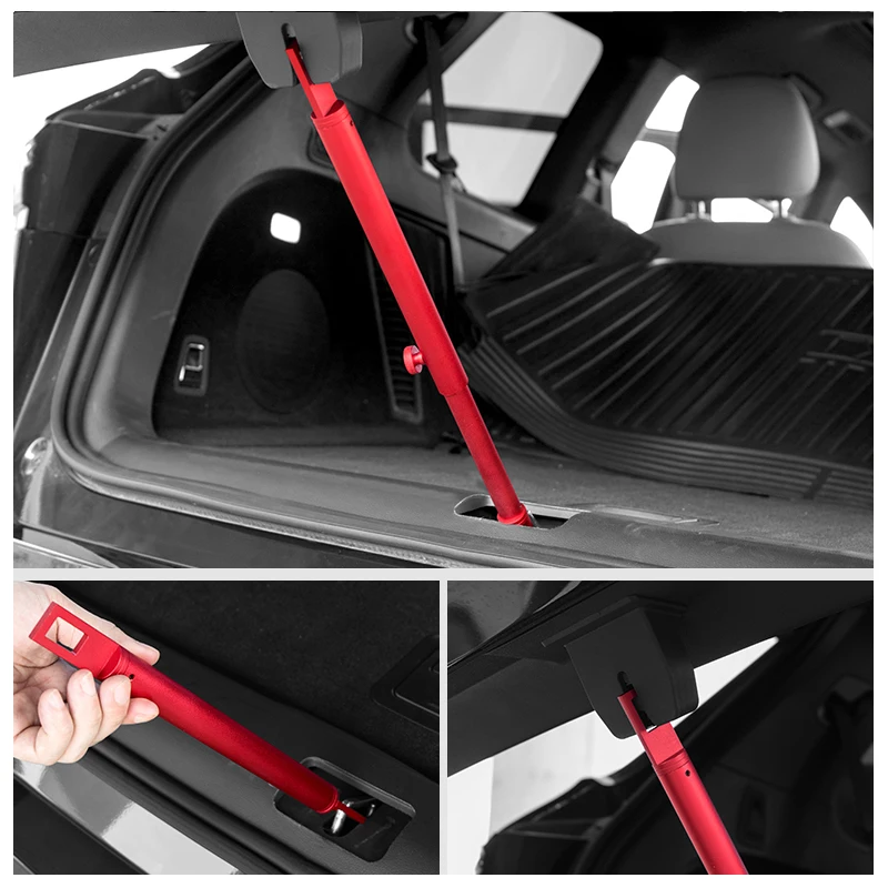 Retractable Car Polishing Support Rod - Adjustable Aluminum Door Prop Tool For Detailing
