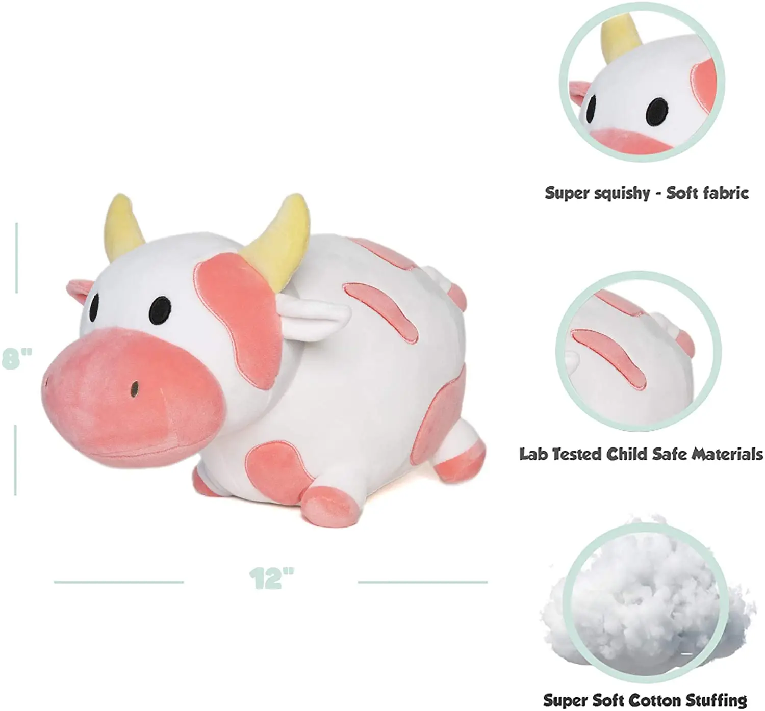 squishy cow stuffed animal