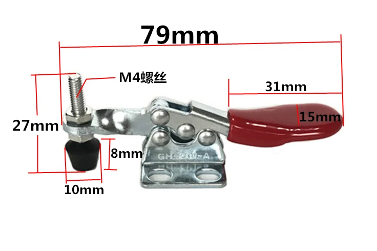 Stainless Steel 150lb Toggle Clamp Quick Release Vertical Togle Clamp Holder Capacity Woodworking Attachment for Home Textiles