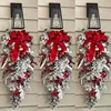 45cm red flocking tree  1