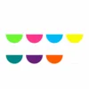 Dual color Fluorescent Round Set of 8