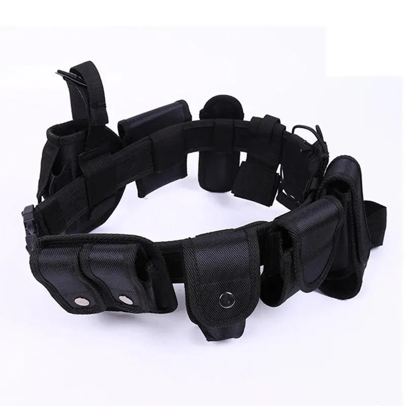 Adjustable Multi-functional Training Security Duty Belt Suitable for Outdoor Tactical Duty Missions Outdoor Tactical Belt Set
