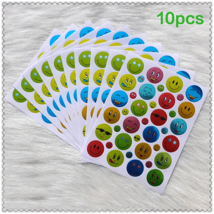 20 Sheets Star Shape Stickers Labels For School Children Cute Teacher  Reward Sticker Gift Kid Hand Body Sticker Toys