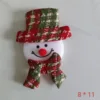 Cabeza de muñeco de nieve tejida