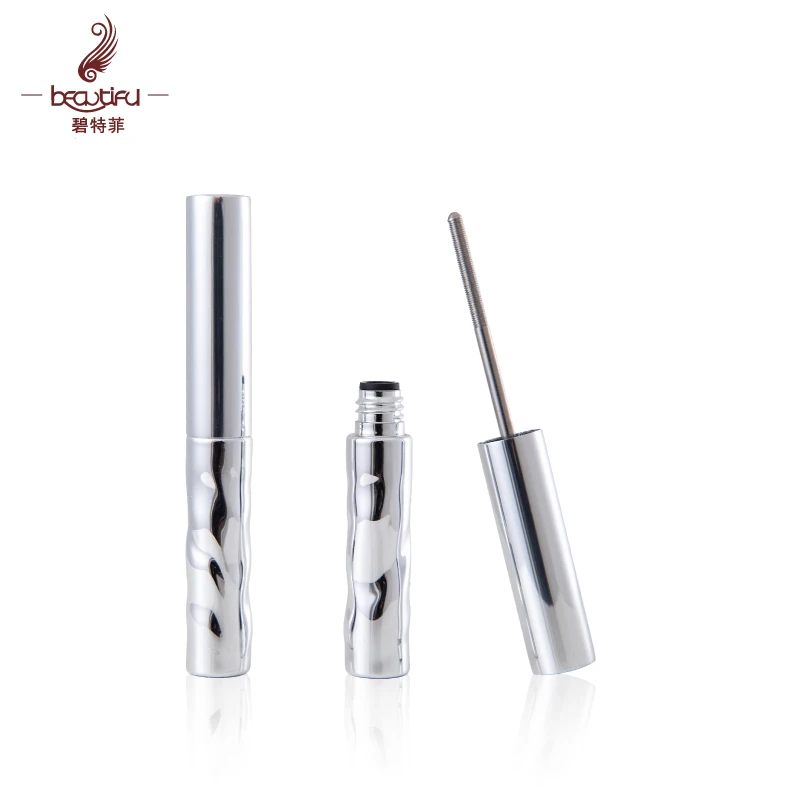 5ml Popular Water Ripple Style Empty Plastic & Aluminum Mascara Tube with Metal Brush