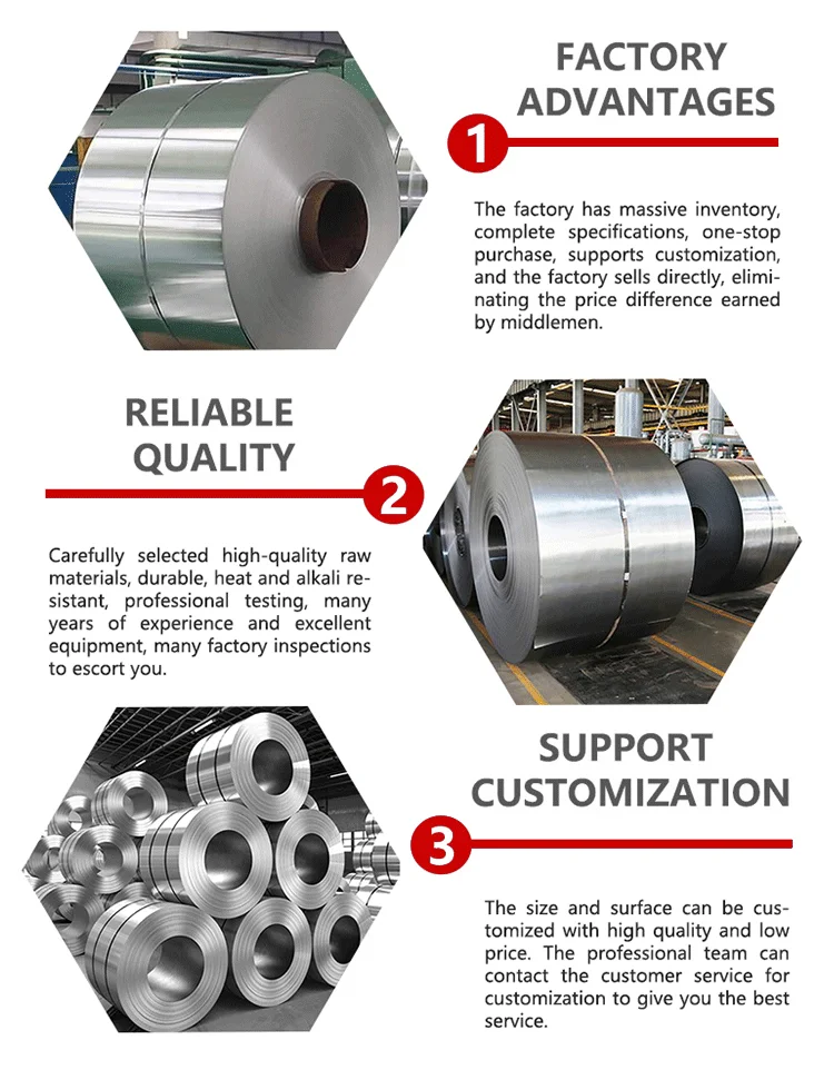 Discounted Price Stainless Steel Coil 304/410/430 Ba Cold Rolled Stainless Steel Plate Sheet Coil