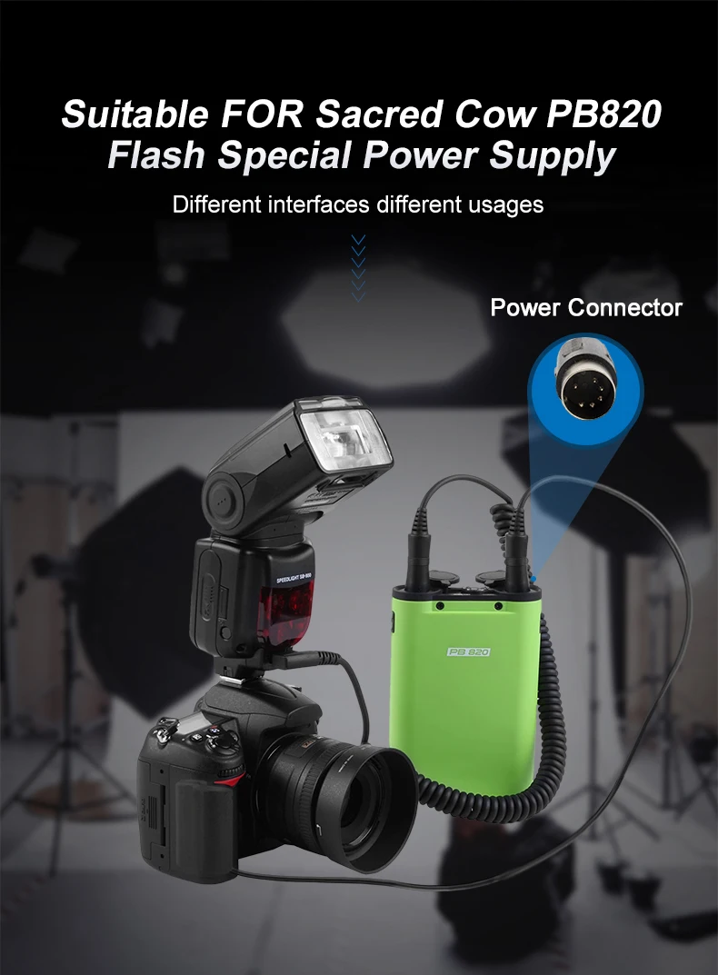 Male Flash Lamp Power Interface to DC 4.0*1.7mm Cable+ EN-EL15 EL15 EP-5B Dummy Battery for D7000 D7100 D7200 D7500 Z5 Z6 Camera details