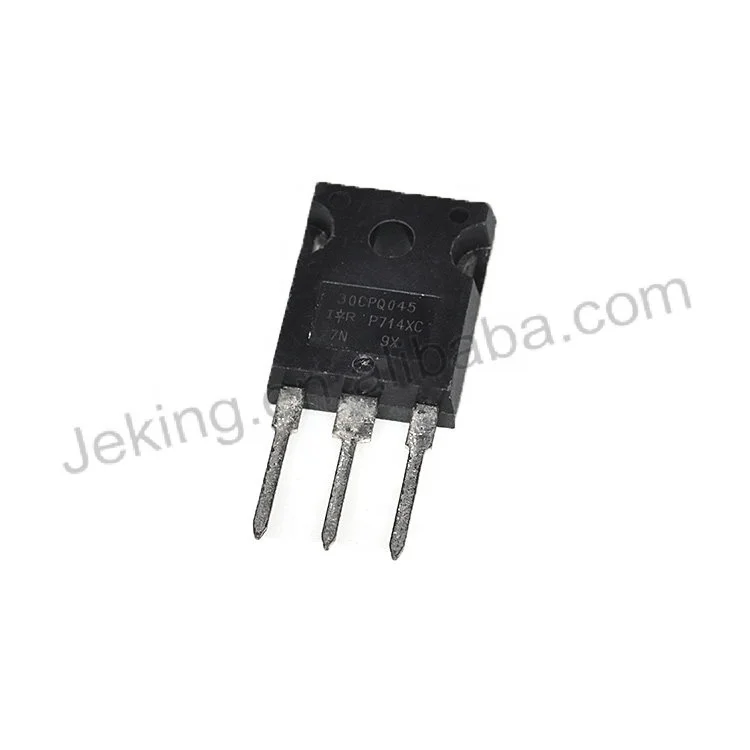 Jeking Diodes & Rectifiers Dual Anode Common Cathode Tube TO-247AC-3 RECOMMENDED ALT VS-3 30CPQ045PBF