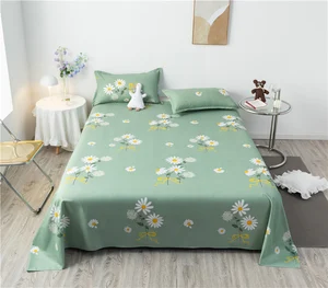 Wholesale Bed Sheets Twin All Season Microfiber Bed Sheet Set Flat Bed Sheets