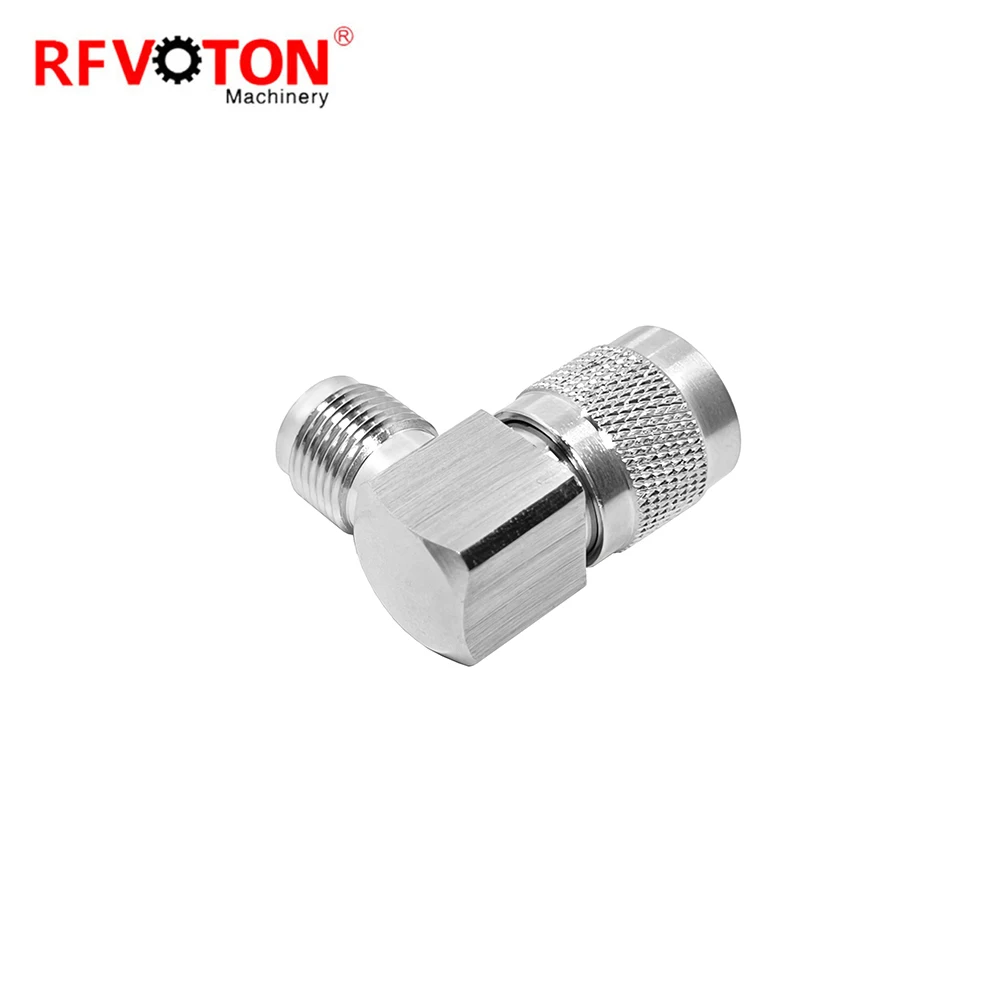 Factory supply Brass Material TNC Male Plug to TNC Female Jack right angle 90 degree elbow rf coax adaptor adapter Converter details