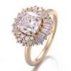 real solid 14Kgold lab diamond ring
