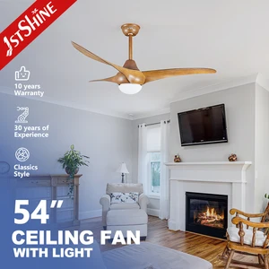 1stshine Ceiling Fan Excellent Quality 54 Inches 3 Colors LED Lighting Ceiling Fan With Light and Remote
