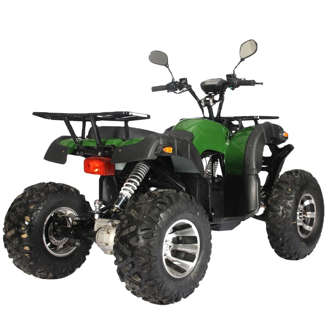 Double rocker 2000W 72v lithium battery shaft driving electric ATV with charger pipe