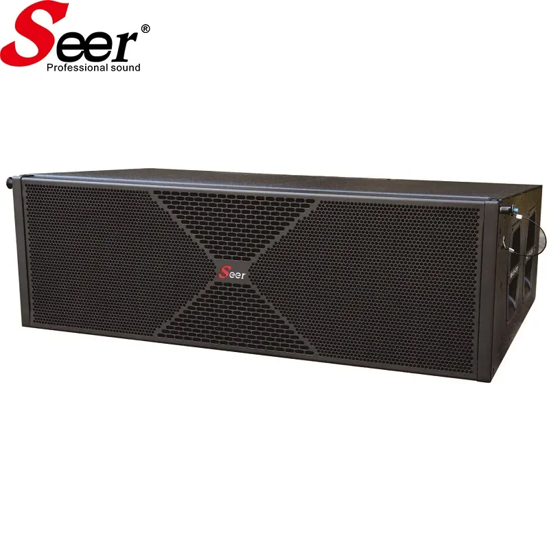Dual 12 Inch Sound Stage Professional Speaker System Active Line Array ...
