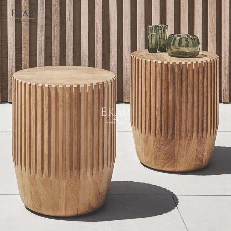 product modern wooden outdoor round stool for patio and garden use-61