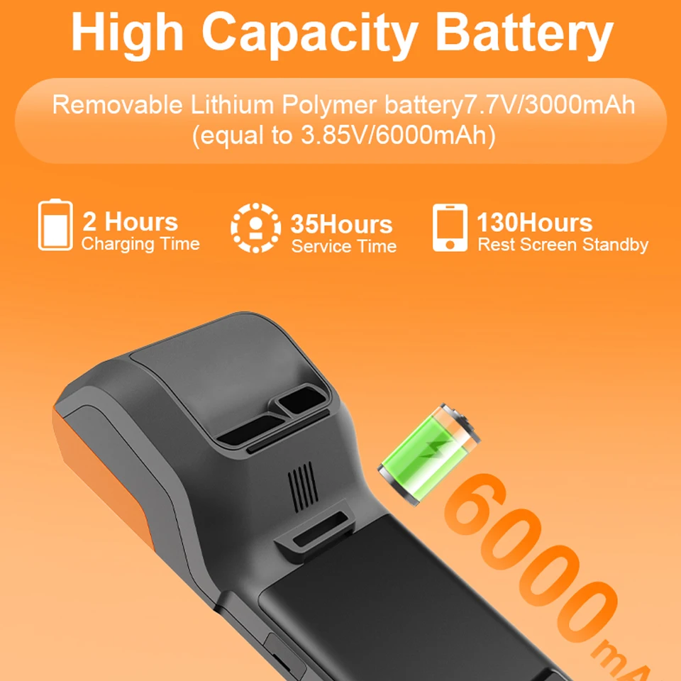 Wireless 4G Portable EPOS Android Touch Screen Contactless Payment Pos Terminal for Gas Station Equipment R330 Plus