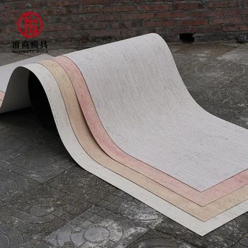 Factory MCM flexible stone panel modified clay soft tiles exterior veneer sheet interior decorative wall panel round line panels