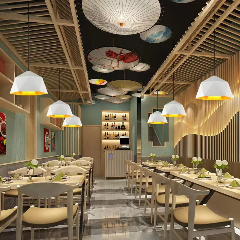 Modern Dining Room Chandelier Pendant Light Simple Hanging Light Metal Material for Dining Room Home Lighting