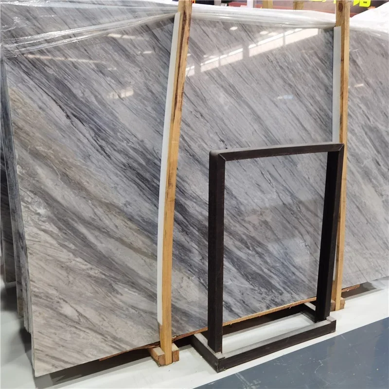 팔리산드로 블루 폴리시드 대리석 바닥 타일(터키 수입), 갈색·회색 대리석 타일