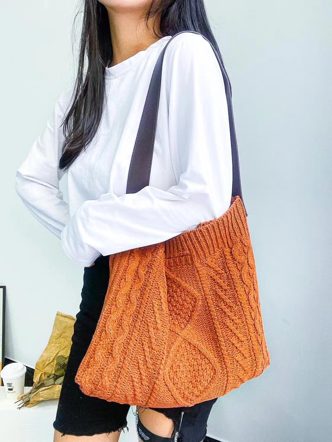 Shop Our Hot Selling Crochet Bag Retro Knitting Handbag