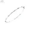 Oro blanco macizo de 18 quilates