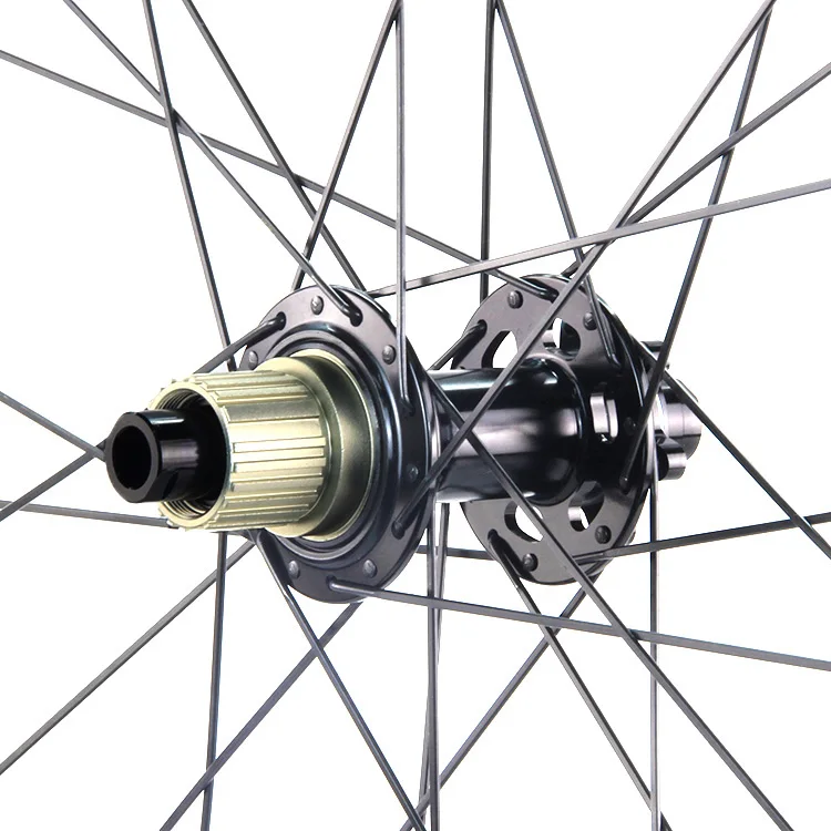 カーボン29インチMTBホイールライトカーボンホイールセット非対称