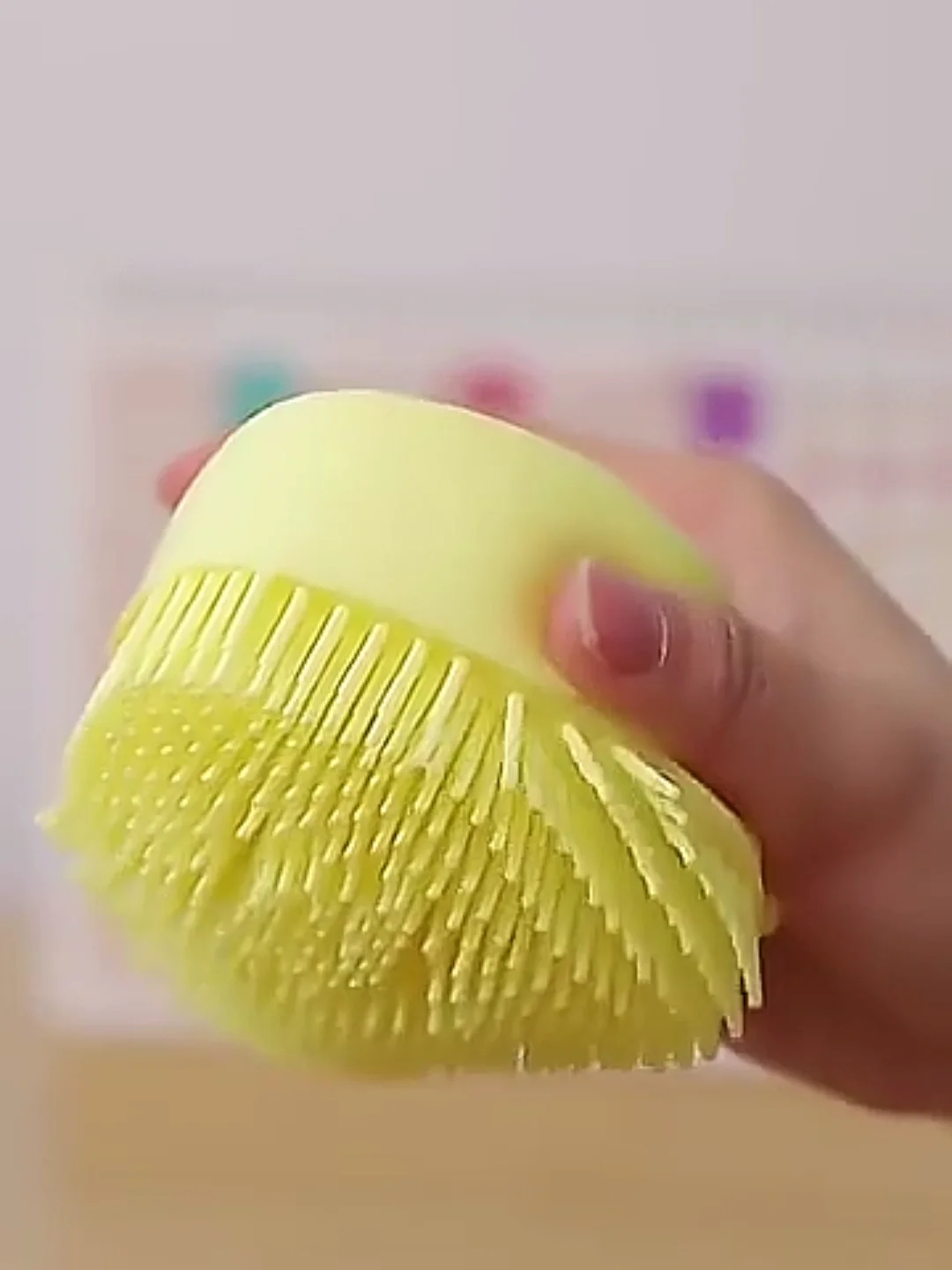 Amazon Hotsale Portable Shower Massage Rubber Wash Silicon Shampoo