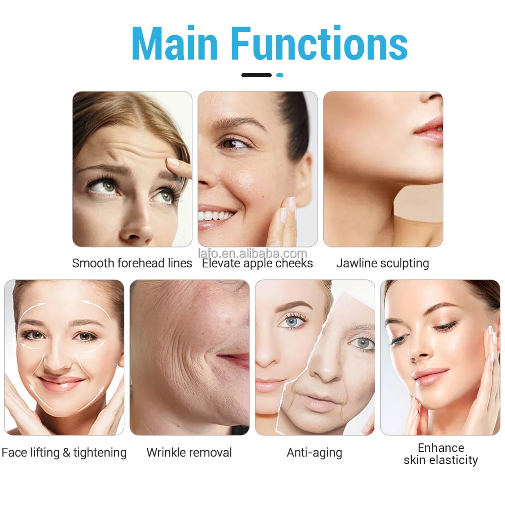 Professional Skin Firming Facial Forehead Muscle Tone Wrinkle Reduction EMRF Facelift Pe-Face Eyebag Removal Machine For