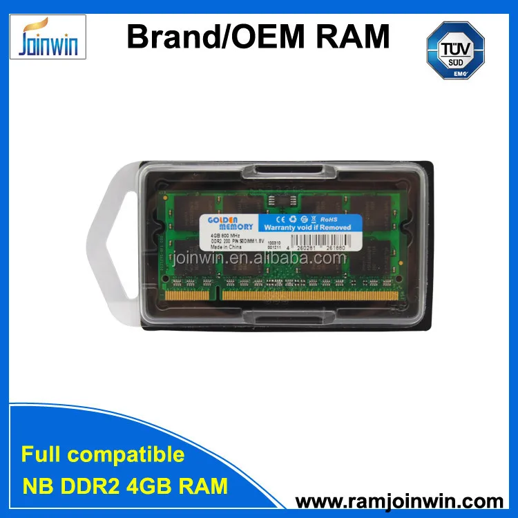 Computer Ram Memory2d Lable 4GB DDR2 800mhz Laptop RAM Memory - Reliable Performance