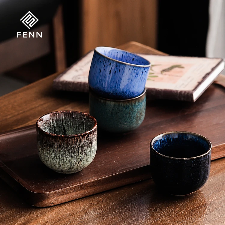 FENN Promotion Japanese Style Arabic Coffee Ceramic Tea Cups Coffee Cup set