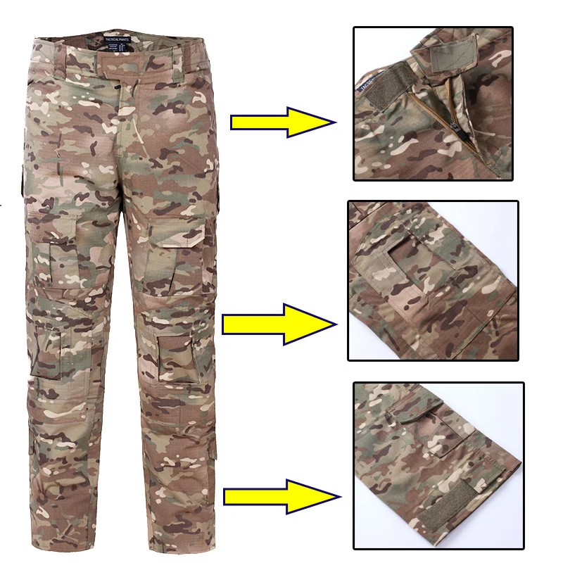 Vanda Source Factory ODM/OEM Customizable  Combat Suit Uniforms  ACU/BDU  Camouflage Training Tactical Suits