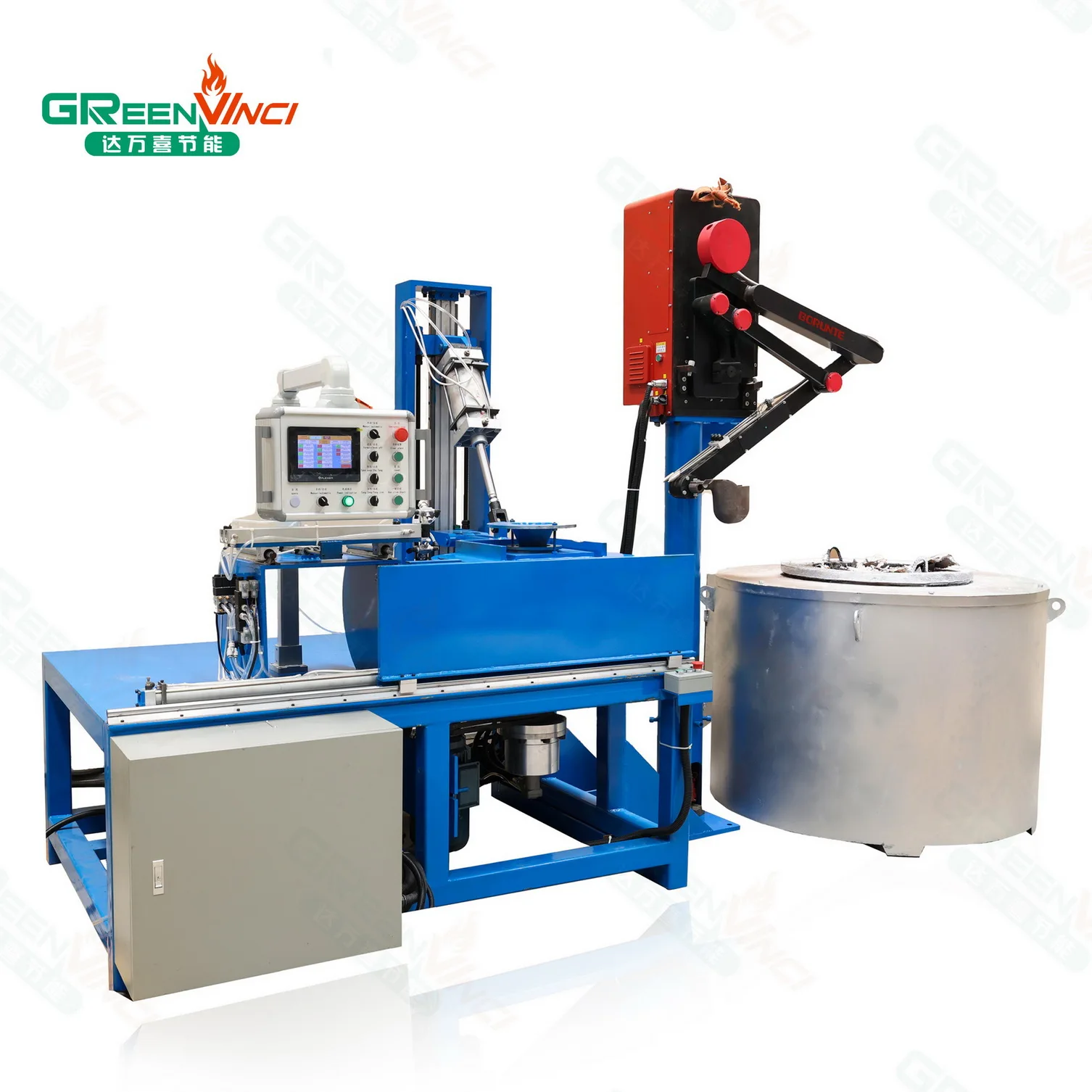 Customized Gas Fired Aluminum Melting Furnace Manufacturers and Suppliers -  Automatic, Environmental, High Efficiency - GreenVinci