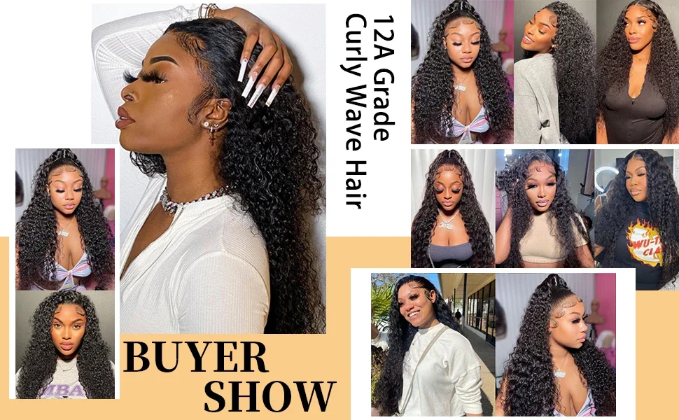 Mongolian Kinky Curly Human Hair Bundles Remy Weave Natural Color Extension_voghion.com