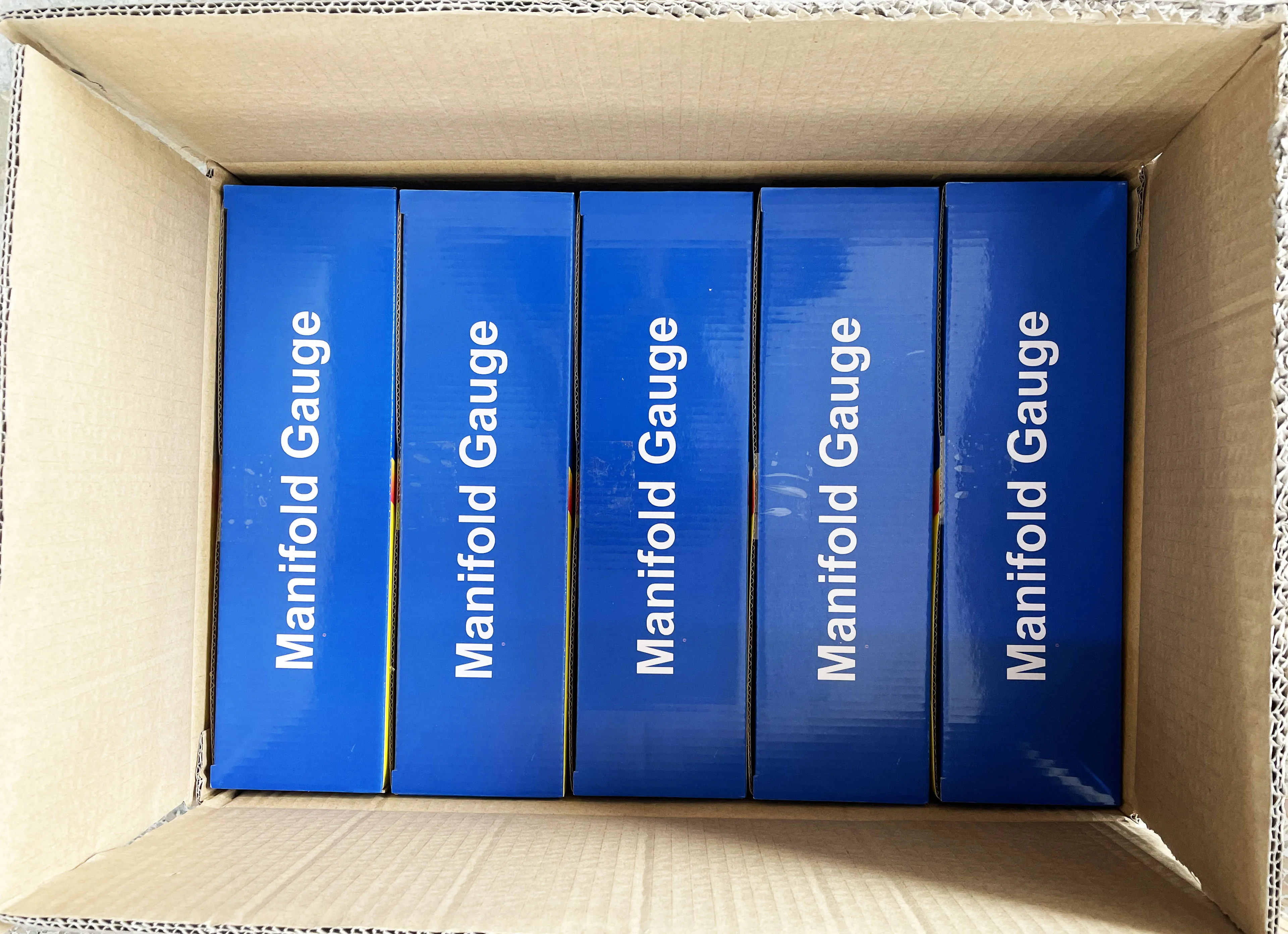 Hvac Gauges 3 Way Ac Manifold Gauge Set For R22/r32//r410a/r134a