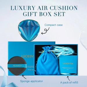 Foundation Custom logo Moisturizing Liquid Foundation Base Makeup air Cushion for Beauty Brand Customized Box