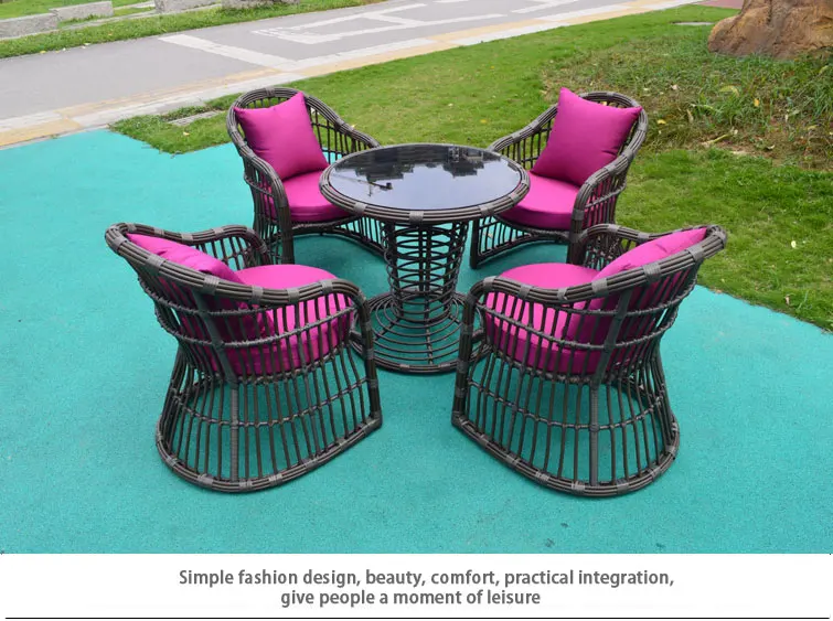 Outdoor Balcony Table And Chair Combination Leisure Courtyard Garden