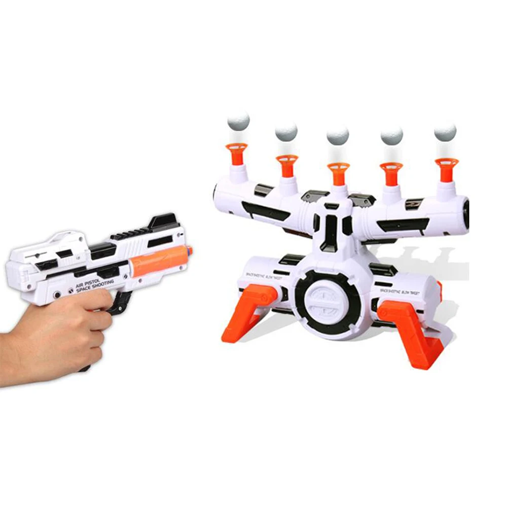 Indoor Interactive Shooting Game Floating Hovering Ball Toy Gun Flying Target