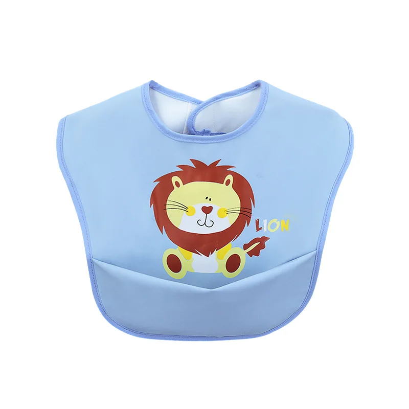 Waterproof detachable Baby Bibs Infant Toddler  Feeding Bib With Food Catcher Easy Clean & Washable Baby Art smock manufacture