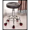 (Negro) Taburete de belleza estándar con garras de hardware