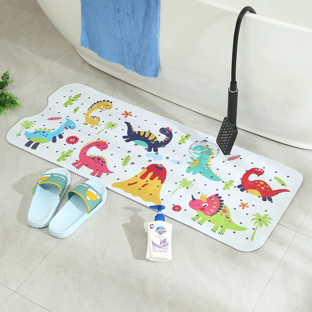 Tapis de bain en PVC pour baignoire, ventouses antidérapantes, tapis de douche antidérapant, pour adultes et enfants, tapis de baignoire antidérapant