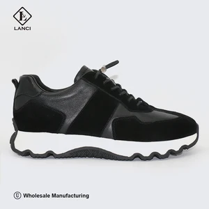 LANCI Manufacturer for Custom Men Shoes Genuine Leather Shoes Customization Men's Luxury Sneakers OEM Factory Directly