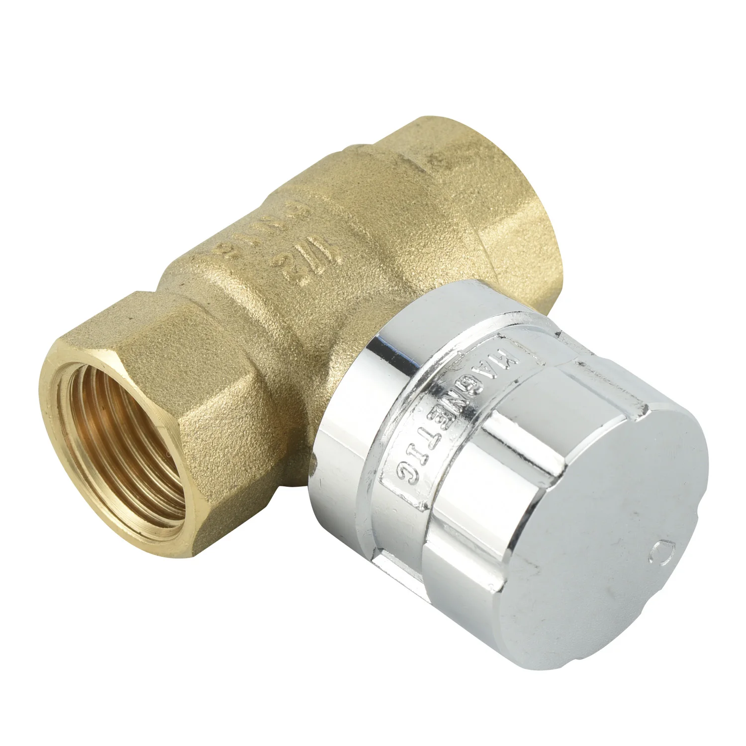 BMAG 1/2" to 2" BSPP BSPT NPT Female Thread CW617N Brass Magnetic Lockable Valve for Water Meter
